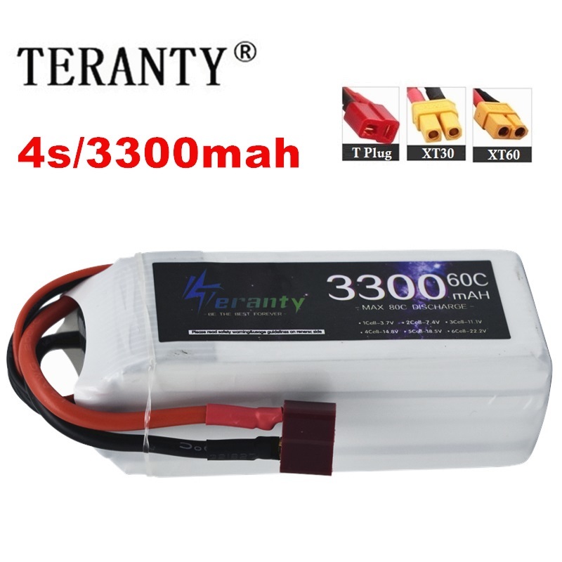 Drone Battery Adapter - LiPo Akku 4S 3300mAh 60C 14,8V
