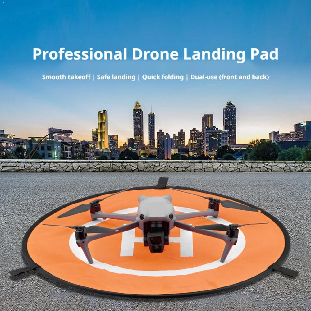 Drone Landing Pad - 75cm Drohnen-Landeplattform, Wasserdichter Tragbarer Helipad für