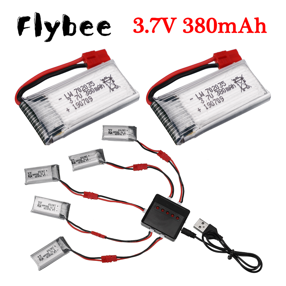 Drone Battery Charger - 3,7 V 380mAh Lipo batterie mit