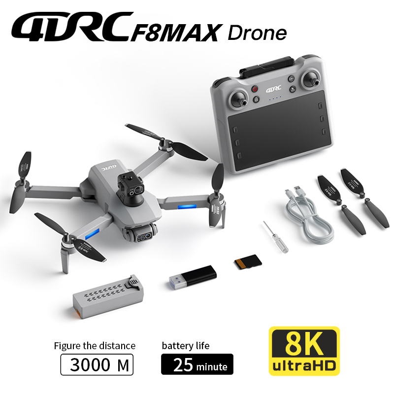 Drone Controller Screen - F8 MAX GPS-Drohne, professionelle 8K-Kamera, 5G