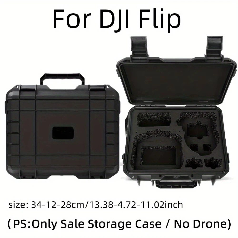 Drone Carrying Case - Für DJI Flip Hartschalen-Aufbewahrungskoffer, kompatibel mit