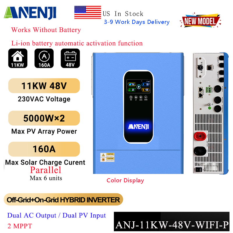Drone Solar Charger - ANENJI 11KW 48V Hybrid-Solarwechselrichter Parallel Reiner