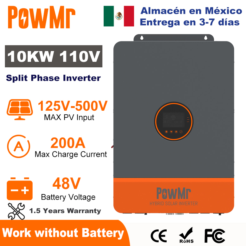 Drone Solar Charger - PowMr 10 kW Split-Phase-Wechselrichter 48 V