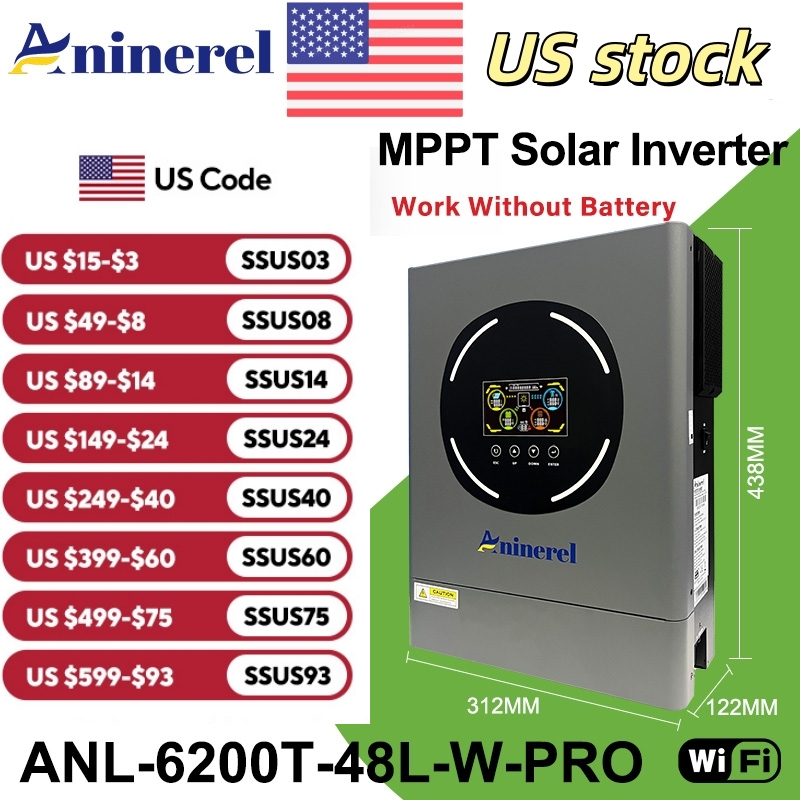 Aninerel 6,2 kW 48 V Hybrid-So – Drone Solar Charger Bewertung und Preis