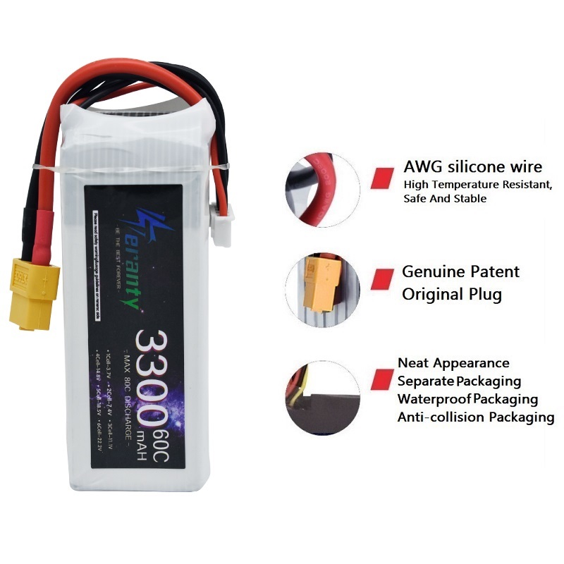 LiPo Akku 4S 3300mAh 60C 14,8V – Drone Battery Adapter Bewertung und Preis