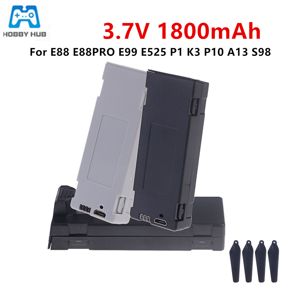 Für E88 Batterie Akku 3,7 V 18 – Drone Battery Charger Bewertung und Preis