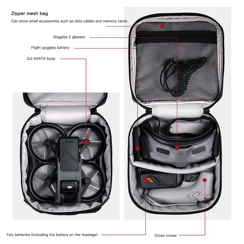 Tragbare Tasche, zweilagige St – Drone Carrying Case Bewertung und Preis