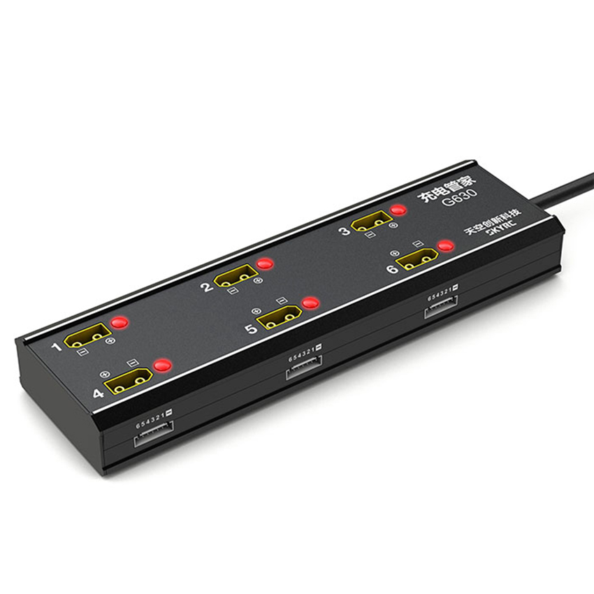 Neuer G630 6-in-1 Ladehub mit  – Drone Battery Charger Bewertung und Preis
