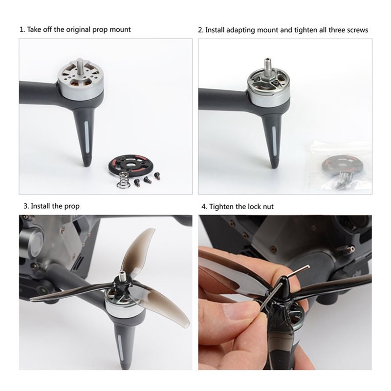 B50B-Motor Platte Adapter 4Pcs – Drone Propeller Holder Bewertung und Preis