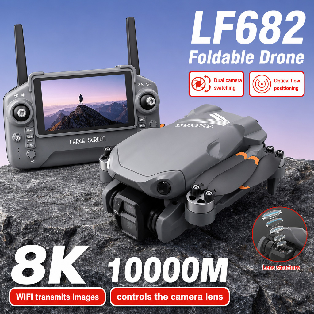 Luftbild-Drohne LF682 mit 8K H – Drone Remote Controller Lanyard Bewertung und Preis