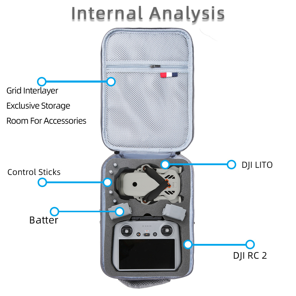 Für DJI Lito 1/Lito X1 Tragbar – Drone Carrying Case Bewertung und Preis