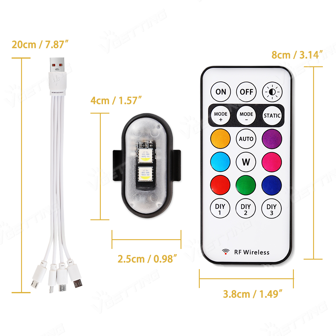 4Pcs Mini Drone Strobe Licht 8 – Drone Strobe Light Bewertung und Preis